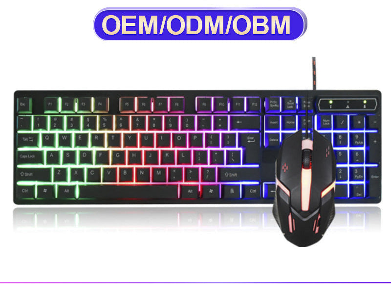 RGB Gaming-Tastatur und Präzisionsmaus-Set Brehn
