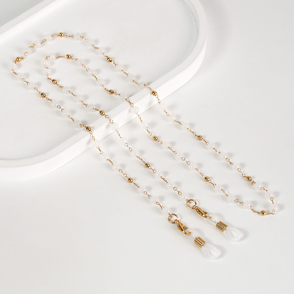 Stylische Perlen Brille Kette Brehn