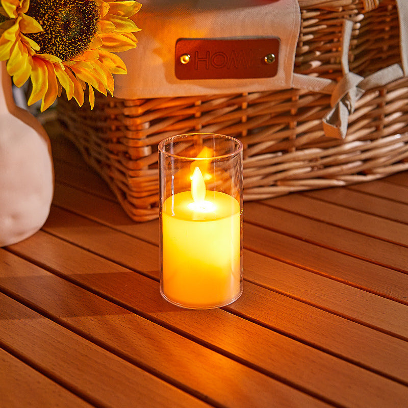 LED Wachskerze im modernen Design Brehn