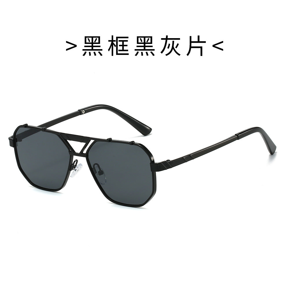 Damen Modische Sonnenbrille im einzigartigen Octagon-Design Brehn
