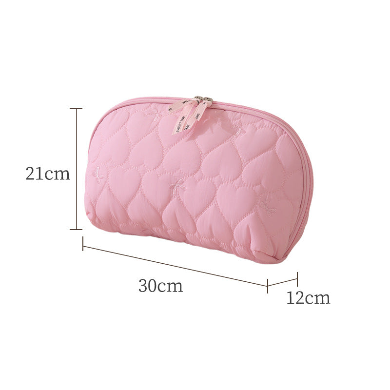Herz-Gepolstertes Make-up Täschchen Brehn