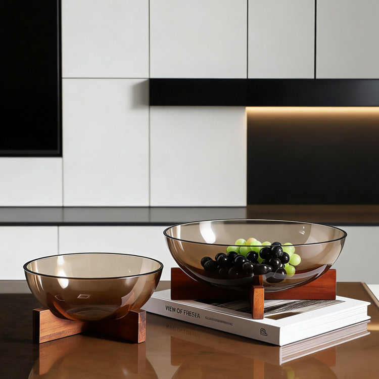 Moderne Dekorative Glas Servierschüssel