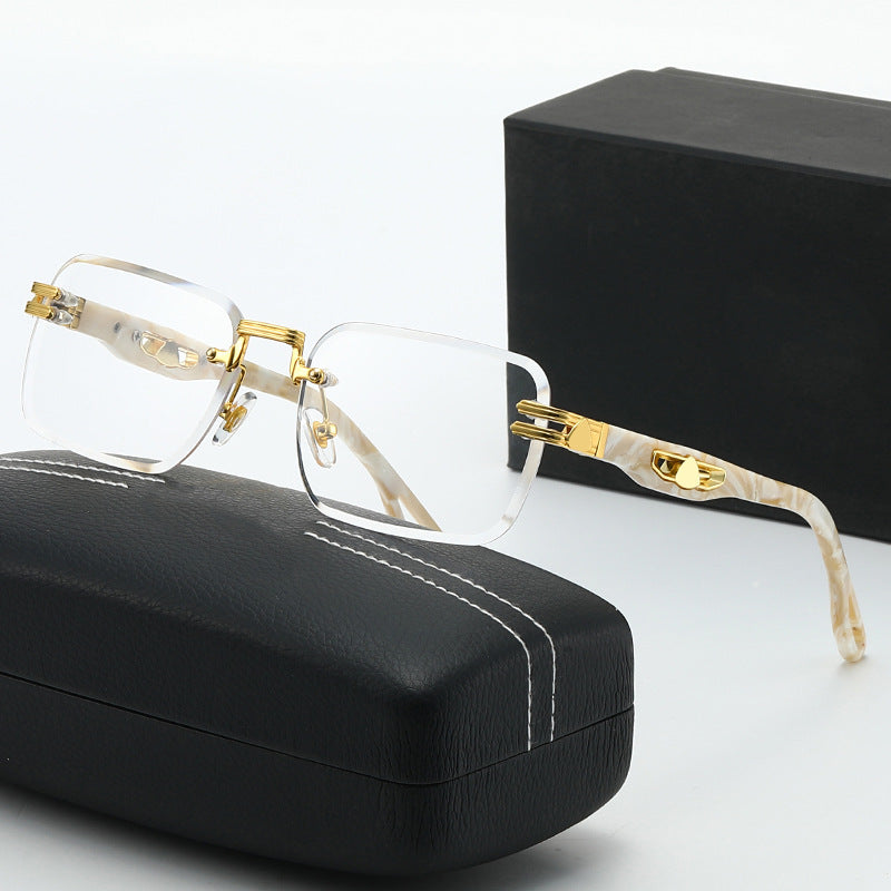 Damen stilvolle quadratische Korrektionsbrille Brehn