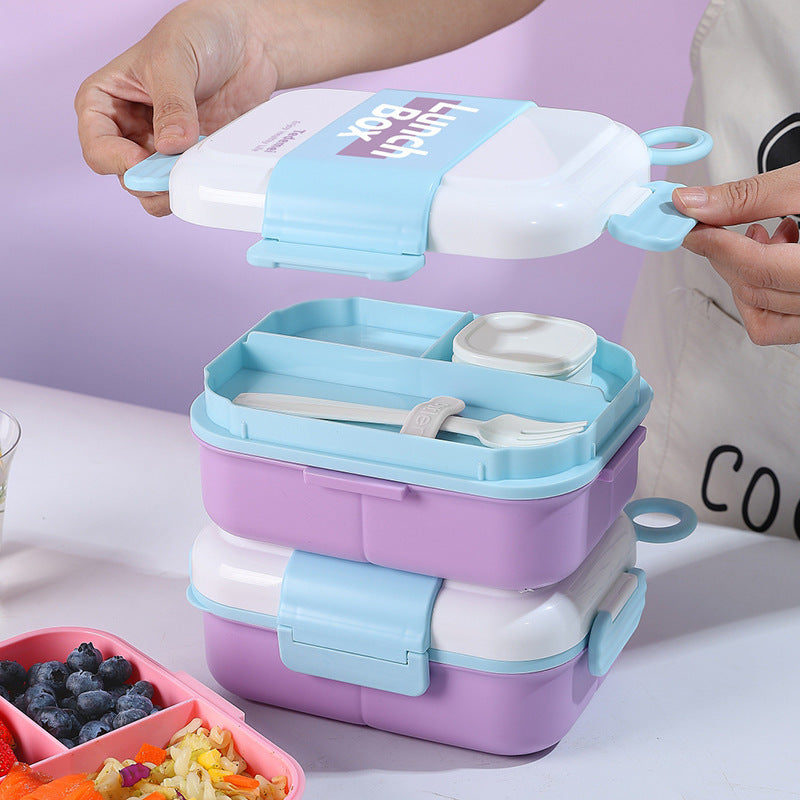 Mehrschichtiger tragbarer Lunchbehälter