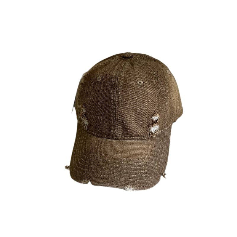 Damen Distressed Denim Baseball Cap Brehn 1784083631