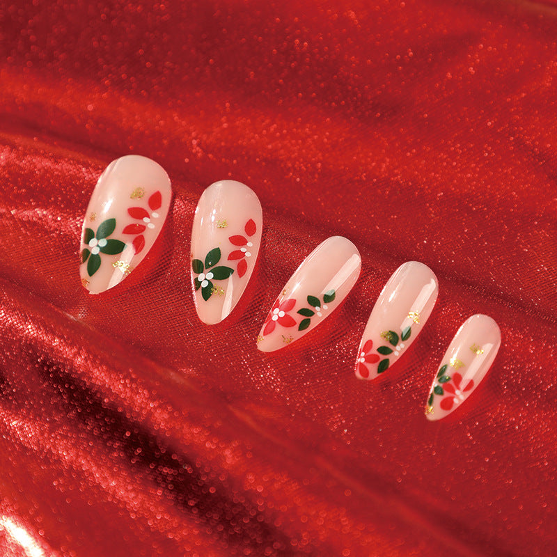 Kunstvolle Nagelkunst mit Blumenakzenten Brehn