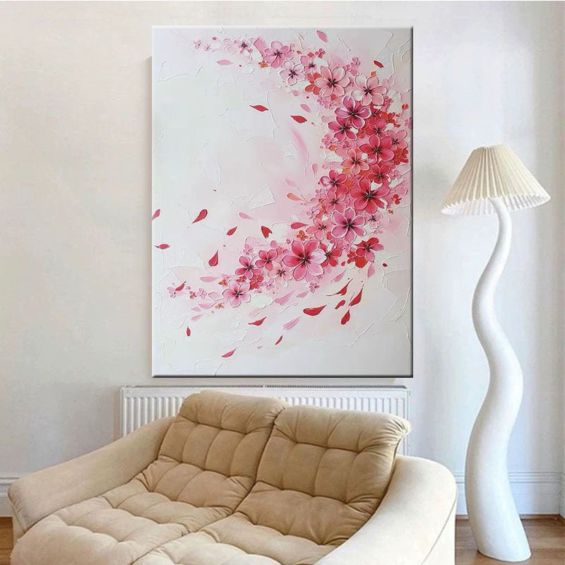 Texturiertes Floral Wandkunstwerk