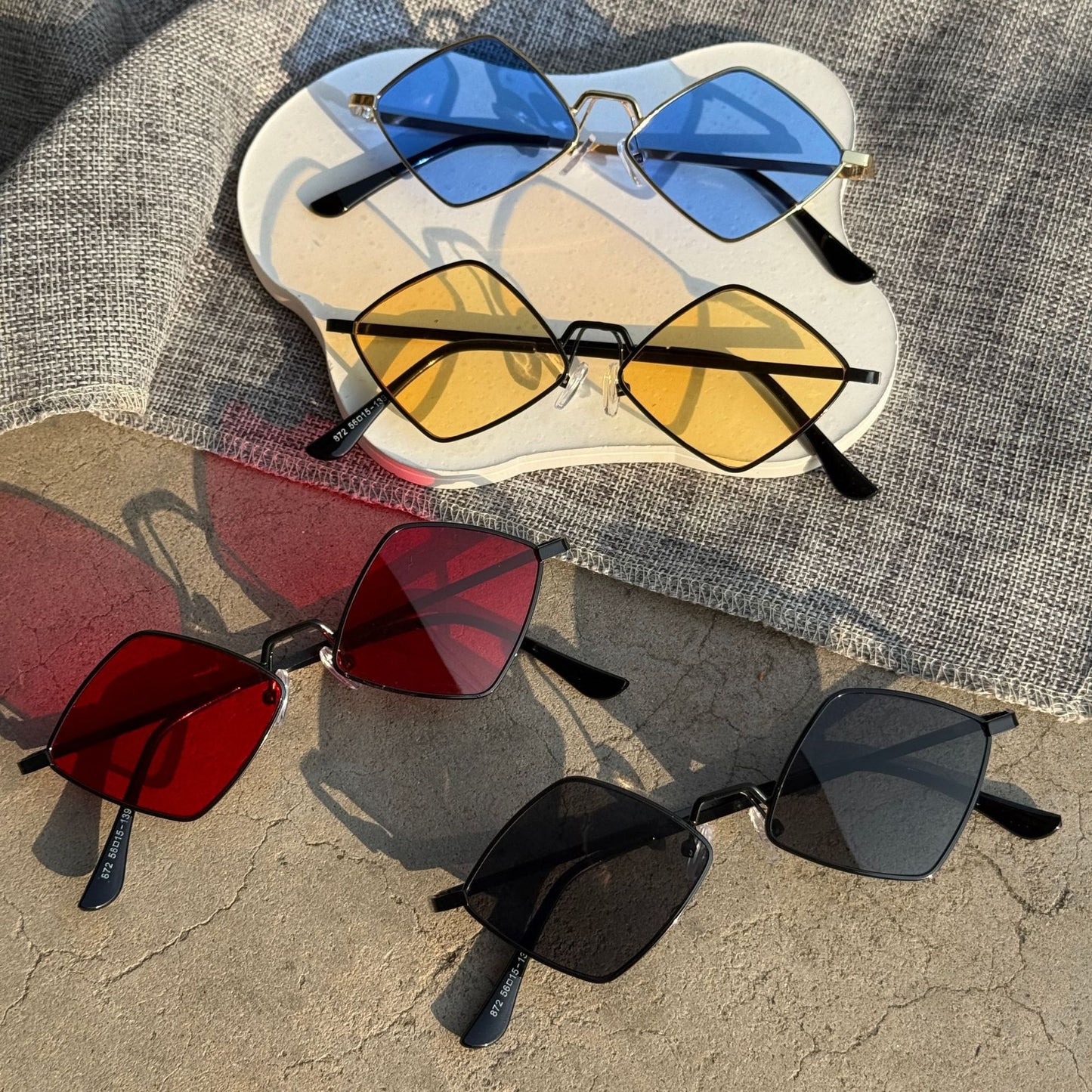 Geometric Frame Sunglasses Brehn