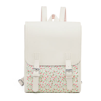 Blumenmuster Strukturierter Rucksack Brehn