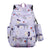 Verspielter Grafikdruck-Rucksack
