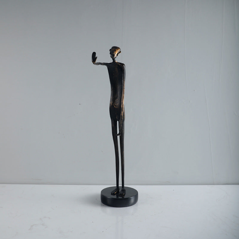 Abstrakte menschliche Figurine