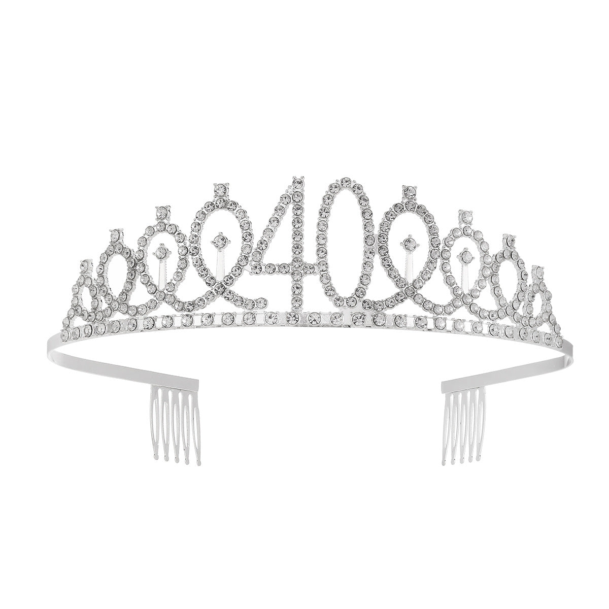 Damen Glitzernde Krone mit Swarovski-Steinen Brehn
