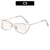 Chic geometrische Katzenaugen-Sonnenbrille
