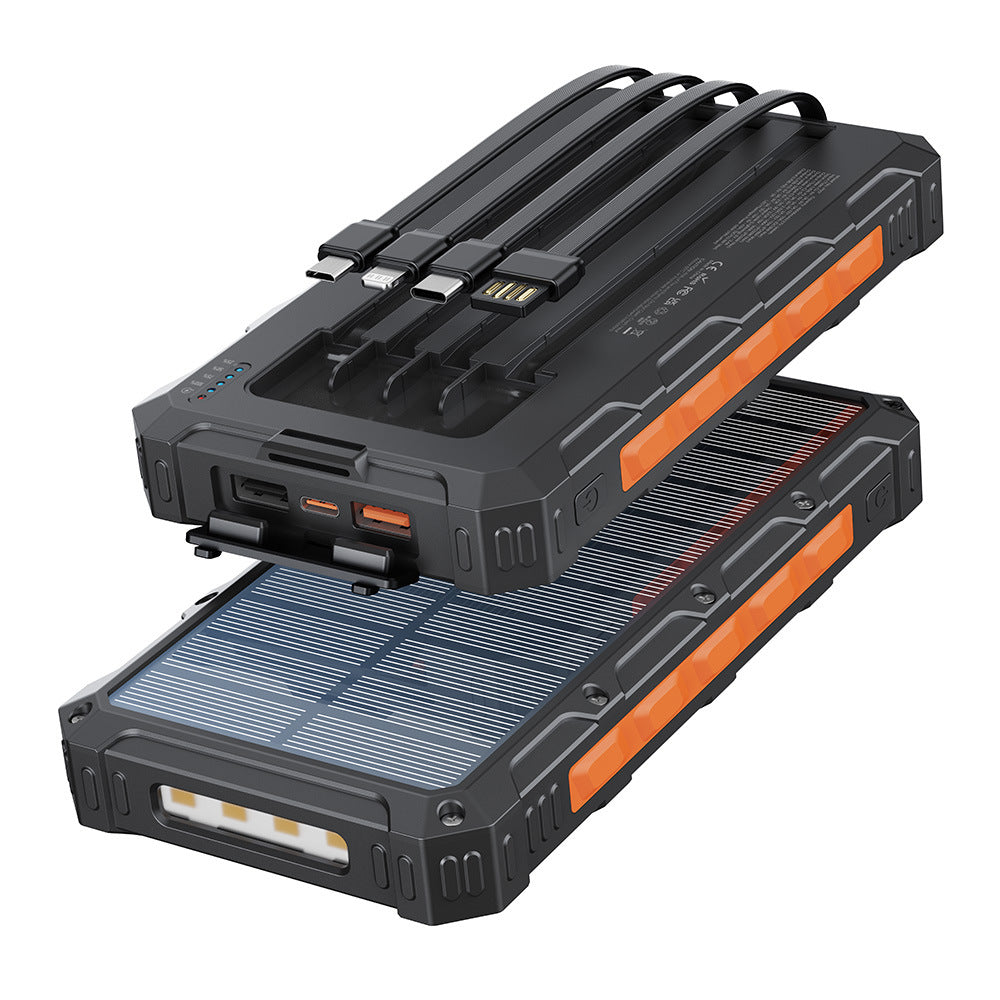 Solar Powerbank mit Schnellladefunktion Brehn