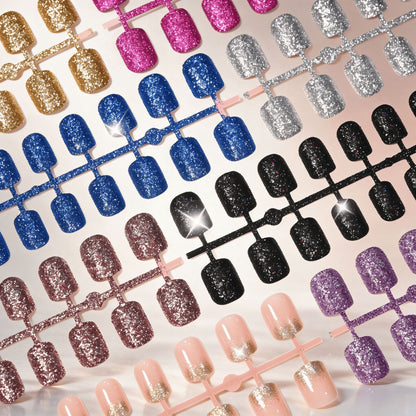 Funkelndes Press-On-Nagelset Brehn