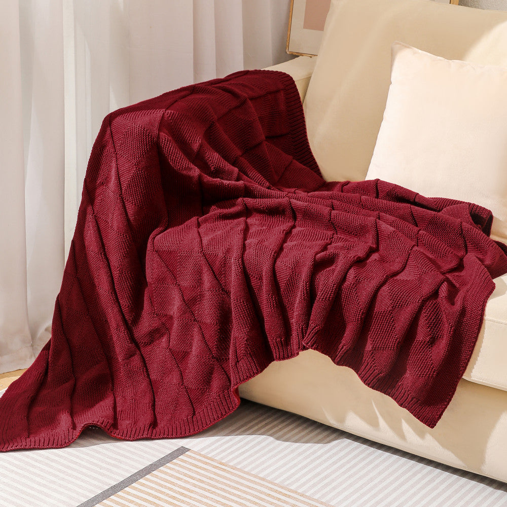 Gemütliche Strickwurfdecke Brehn