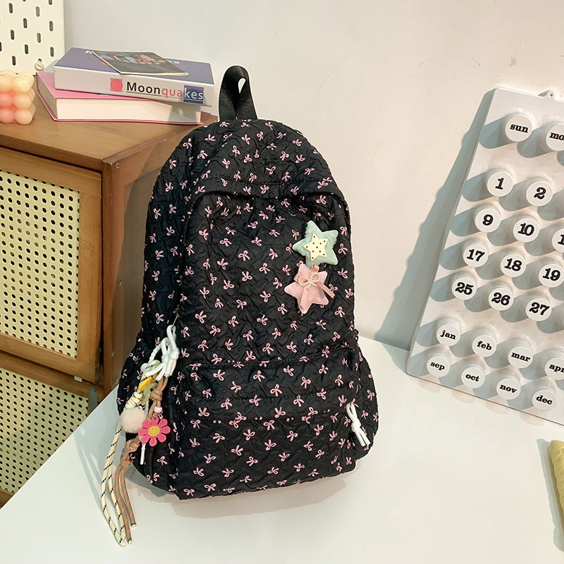 Gestepptes floral gemustertes Rucksack Brehn