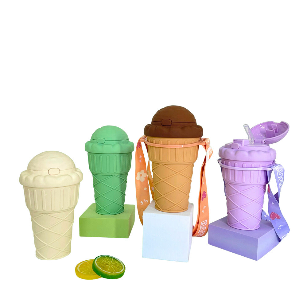 Damen kreative Eisbecher Trinkflasche Brehn