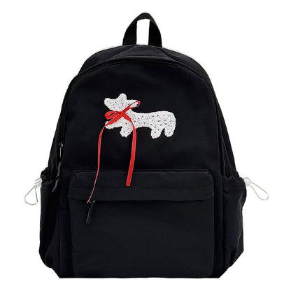 Bestickter Tierdesign-Rucksack Brehn