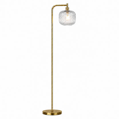 Moderne gebogene Glas-Stehlampe
