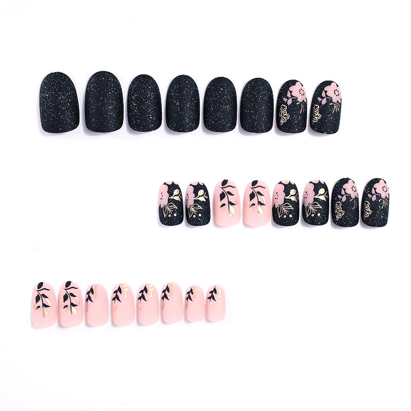 Luxuriöse florale Acryl-Nagelverschönerungen Brehn