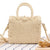 Handtasche Aus Geflochtenem Naturmaterial mit Praktischem Schulterriemen Brehn