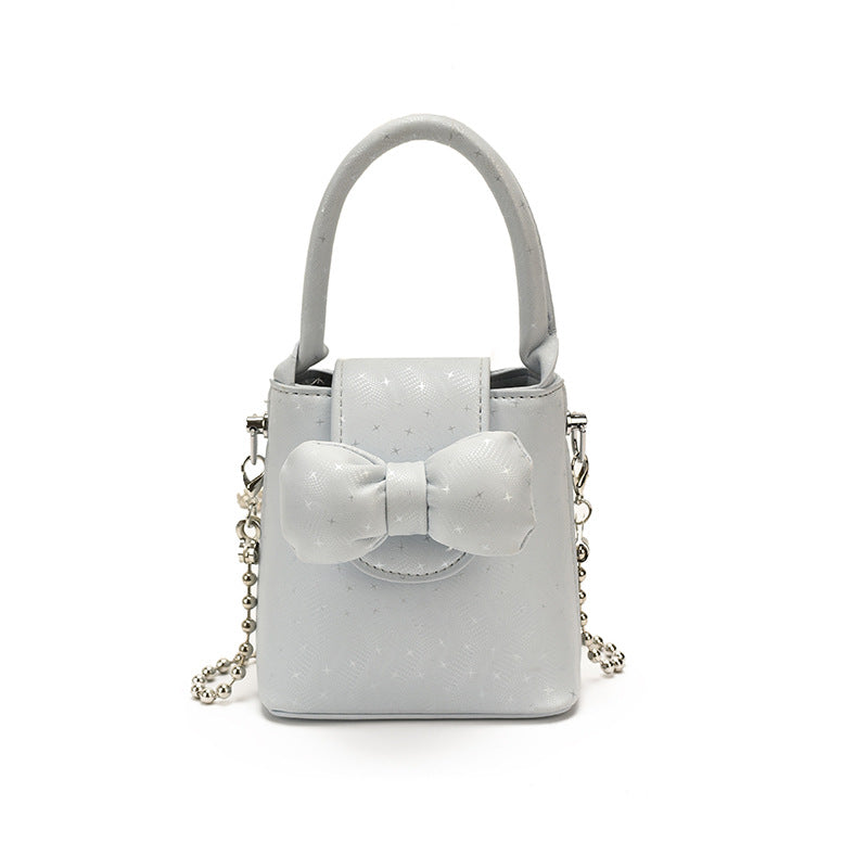 Bogen-verziertes Mini-Handtasche