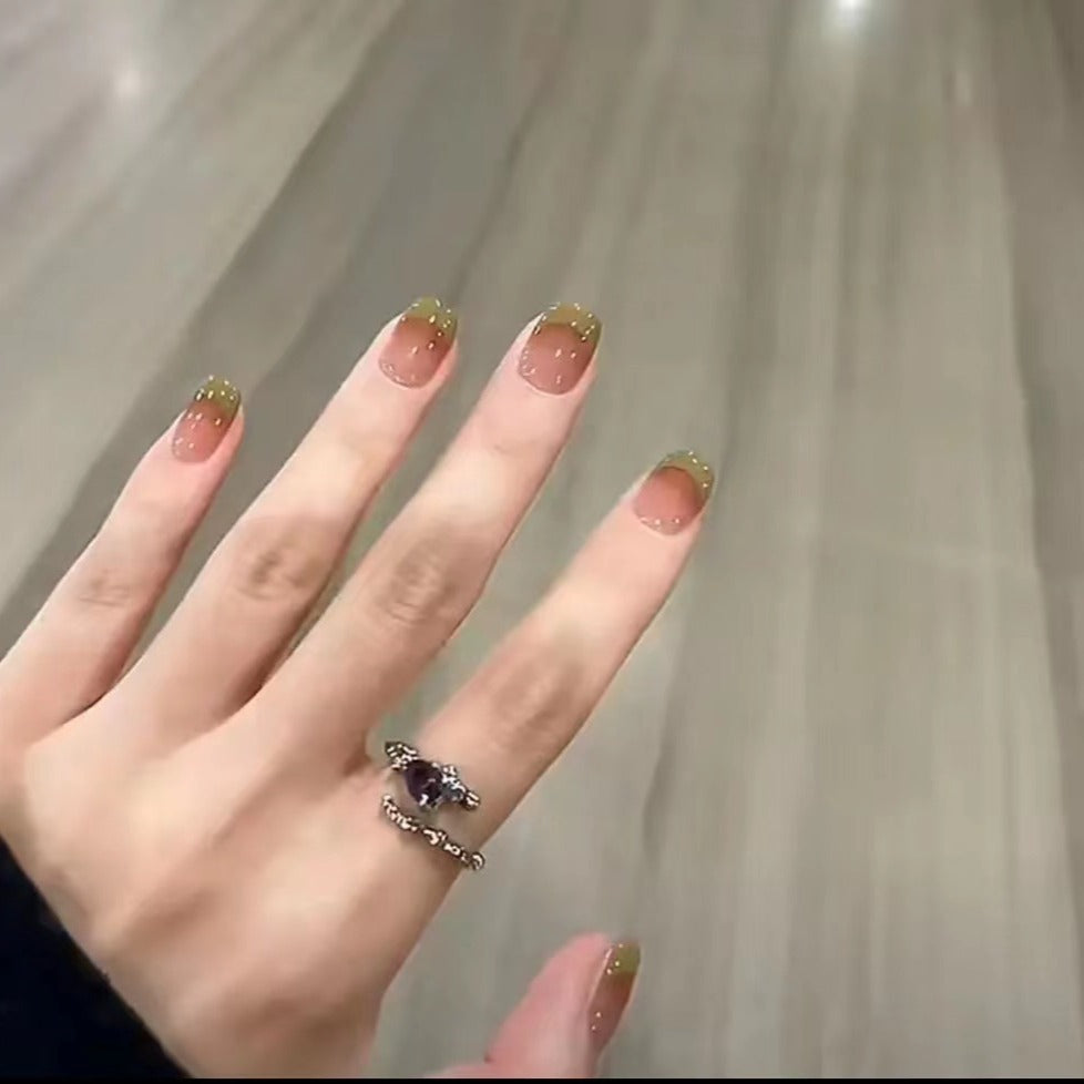 Elegante Gradient Nagelkunst