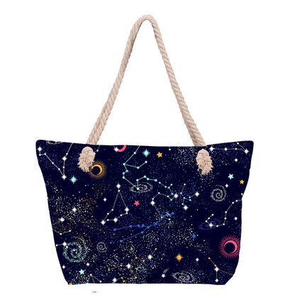 Strandtasche mit floralen Muster Brehn