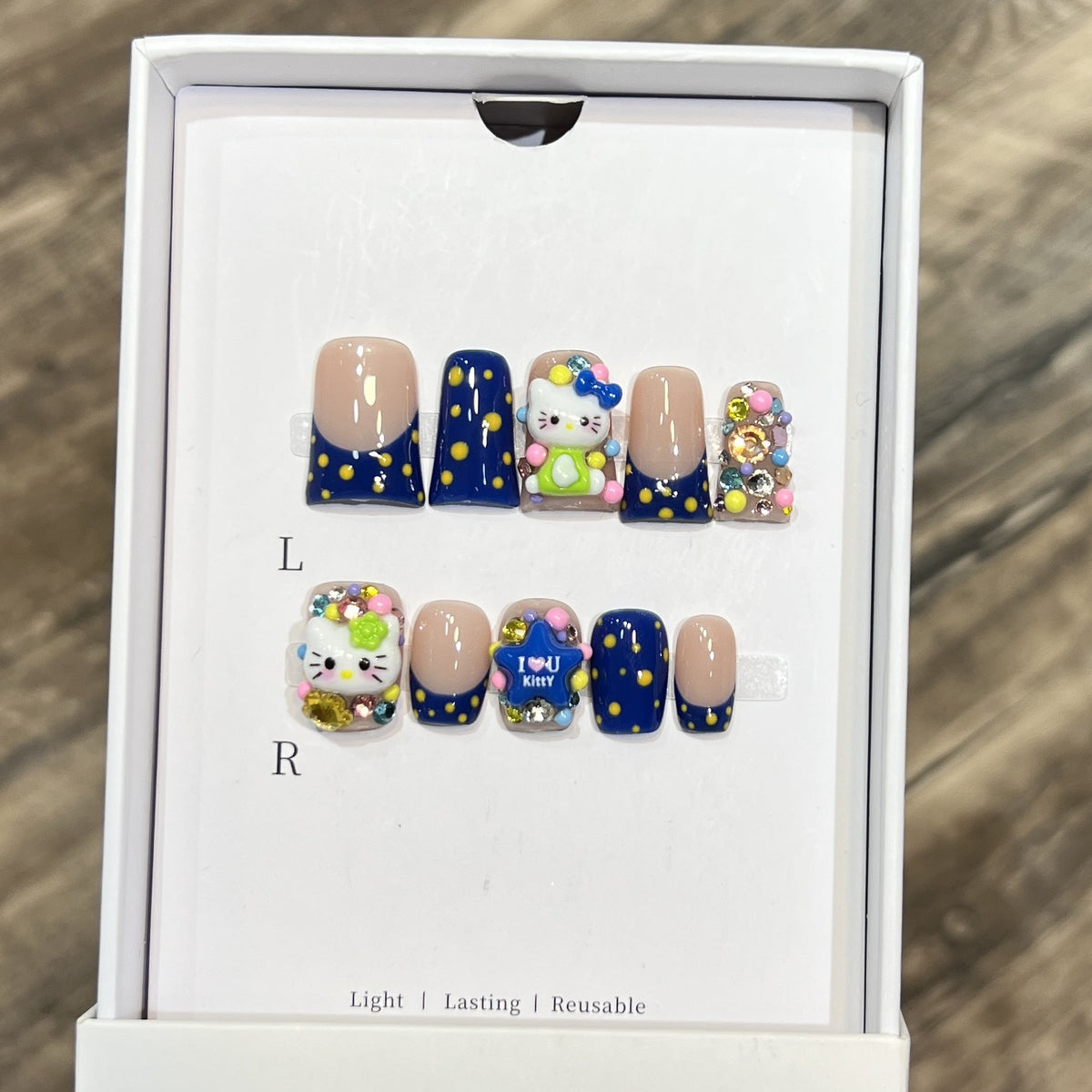 Verspielt Cartoon-Themen Press-On Nagelset Brehn