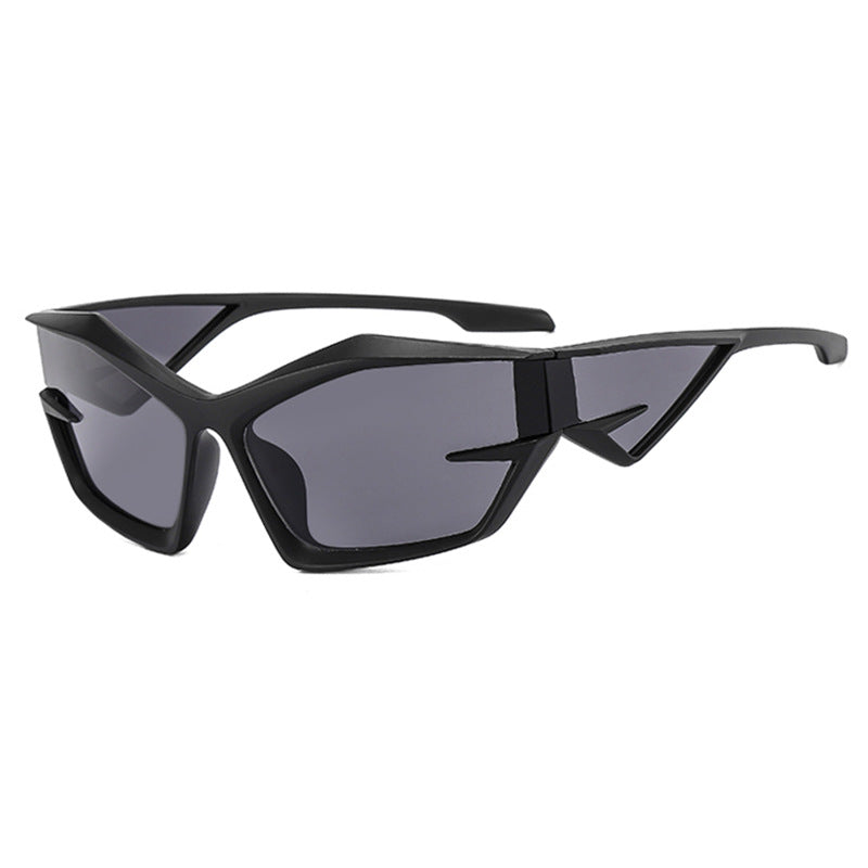 Damen futuristische Sport-Sonnenbrille Brehn