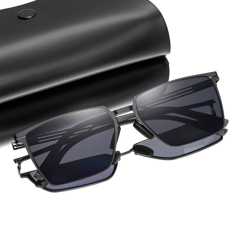 Stilvolle polarisierte quadratische Sonnenbrille Brehn