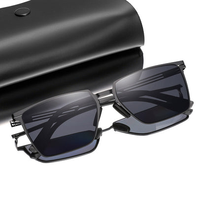 Stilvolle polarisierte quadratische Sonnenbrille Brehn