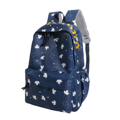 Stylischer Rucksack mit Blattmuster Brehn