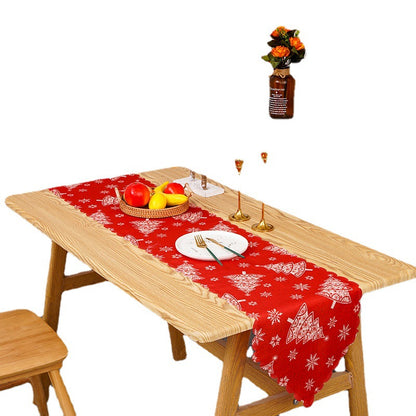 Festlicher Tischläufer mit Weihnachtsmotiven Brehn