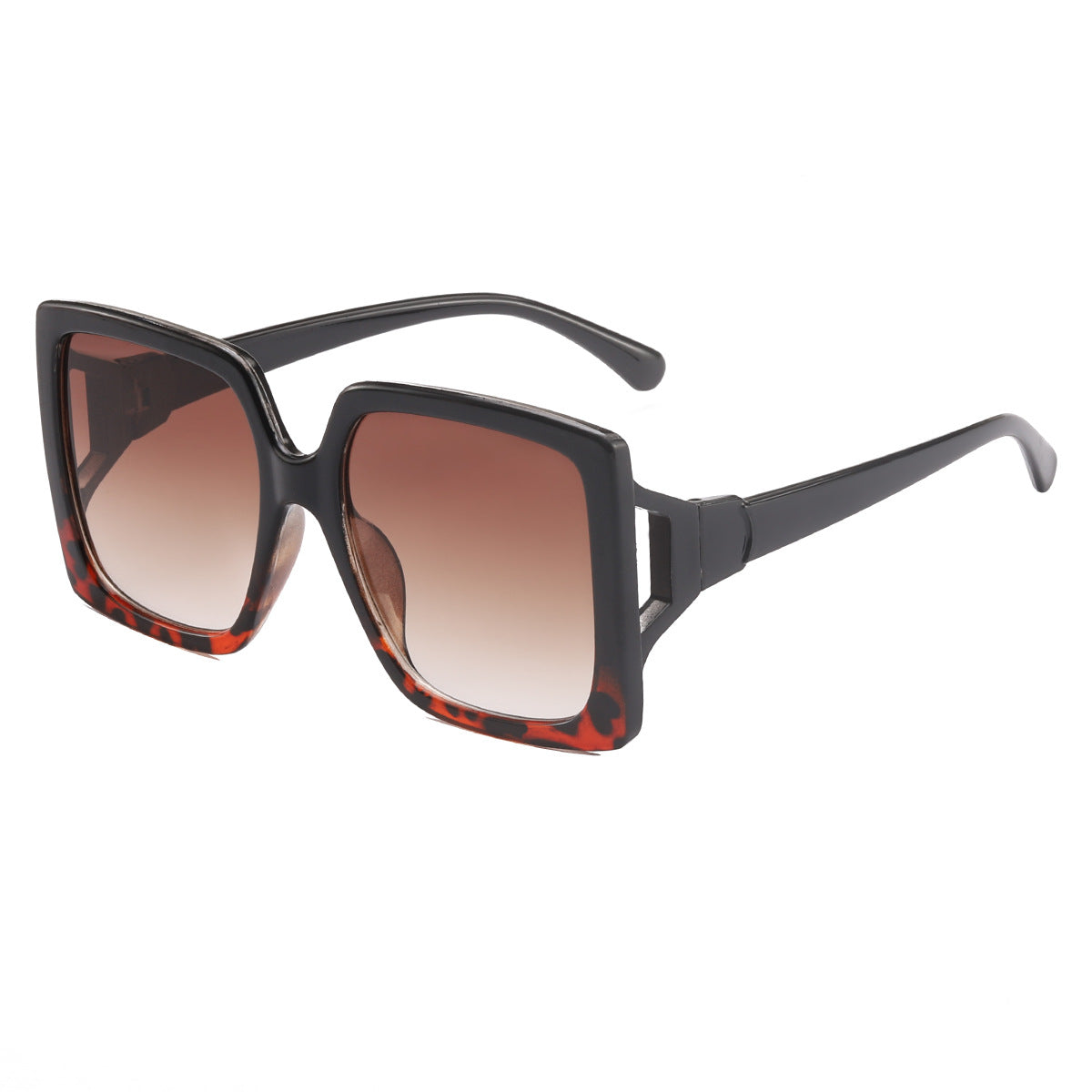 Damen modische oversized Sonnenbrille mit Gradient-Gläsern Brehn