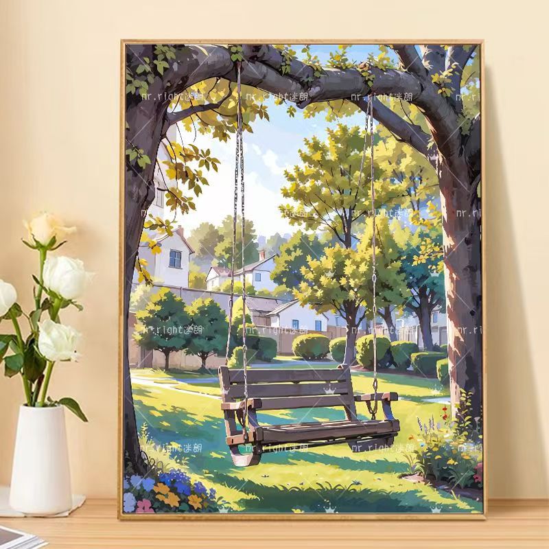 Szenische Landschaft Kunstdruck Brehn