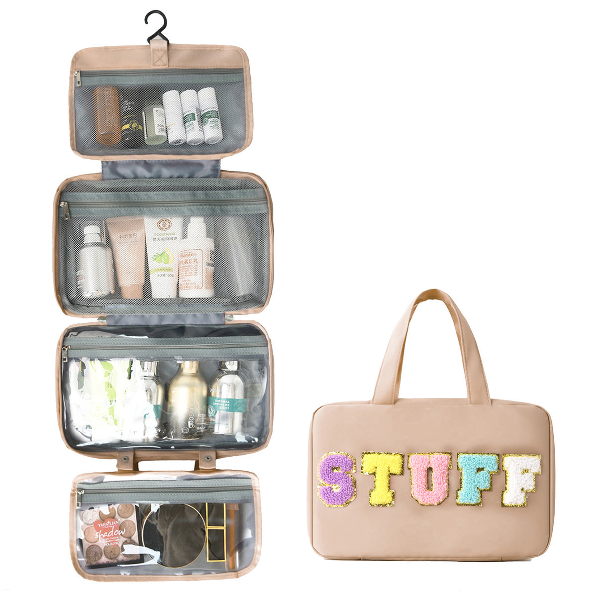 Multifunktionale Kosmetik-Organizer Tasche mit Aufhängbarem Design Brehn