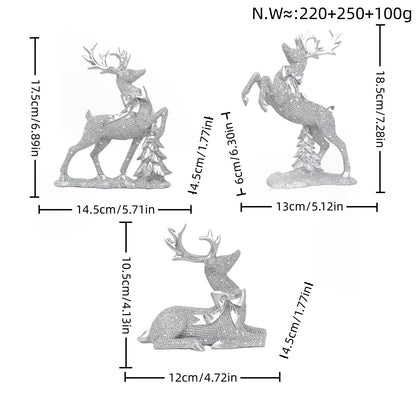 Luxuriöse Rentier Skulptur Brehn