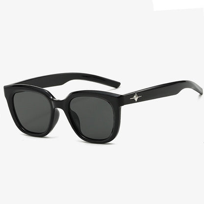 Damen modische quadratische Sonnenbrille mit UV-Schutzfilter und robustem Rahmen Brehn