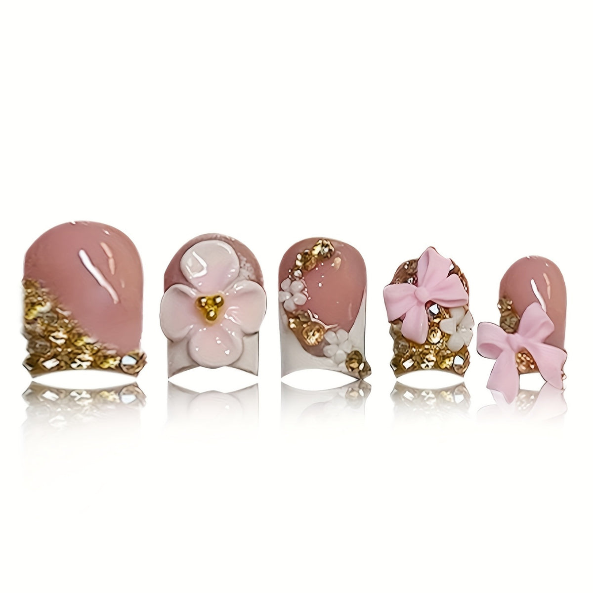 Artisan Floral Nail Decoration Set Brehn