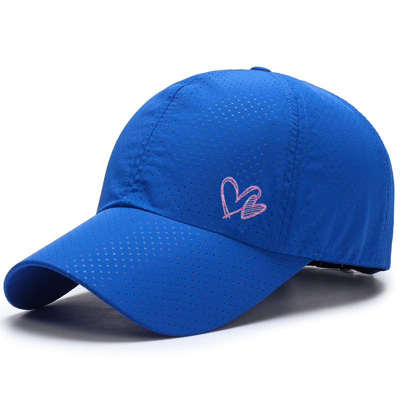 Damen Leichtgewicht Atmungsaktiv Punktmuster Sportmütze Brehn
