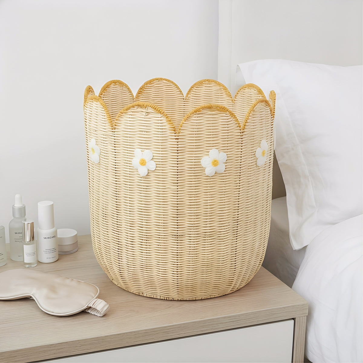 Dekorative gewellte Kante geflochtene Korb Brehn