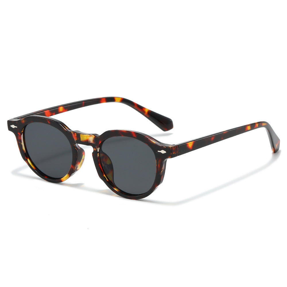 Stylische Retro-Ovalrahmen-Sonnenbrille Brehn