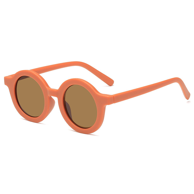 Damen runde Sonnenbrille mit robustem Design und UV-Schutz Brehn