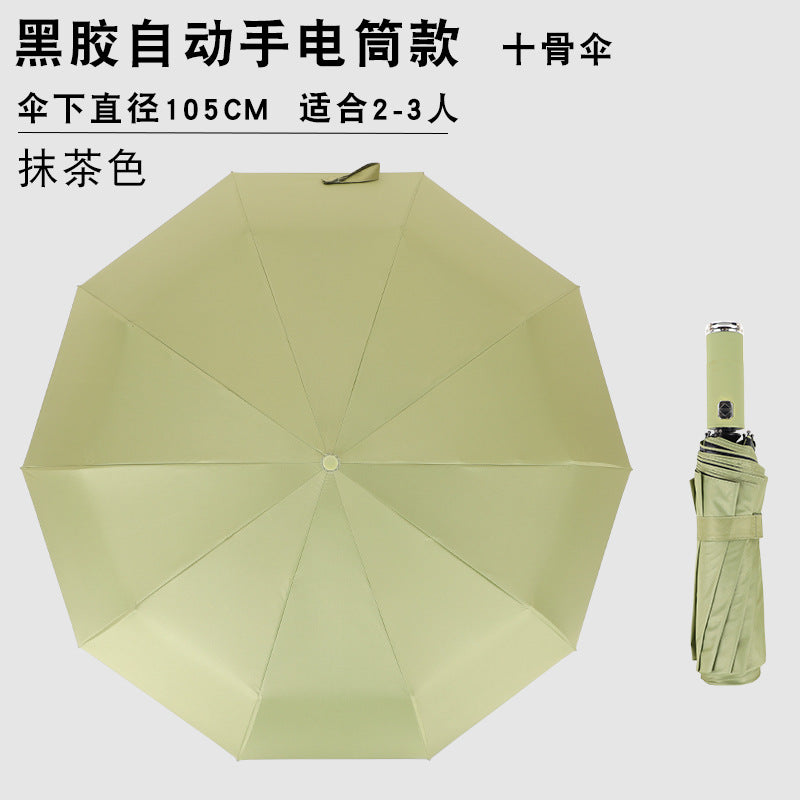 Damen Automatischer Auf- und Zu-Schirm mit langem Griff Brehn