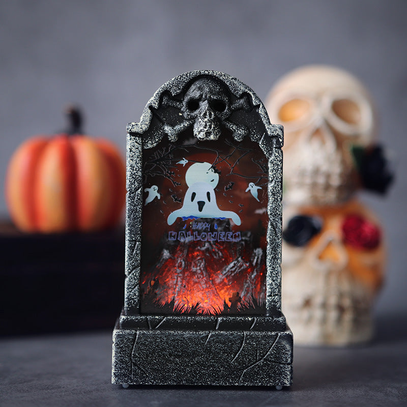 Dekorative LED Gespenster Friedhof Laterne Brehn