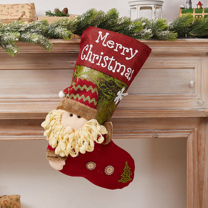Festlicher Weihnachtsstrumpf Brehn