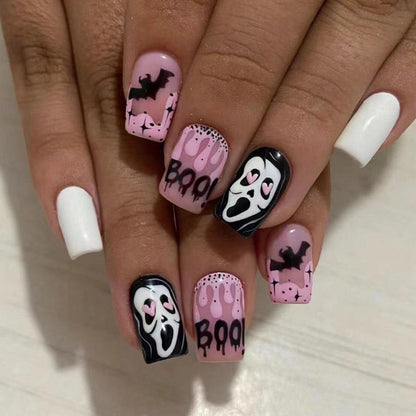 Halloween Kunstnagelset mit kreativen Gruselmotiven Brehn