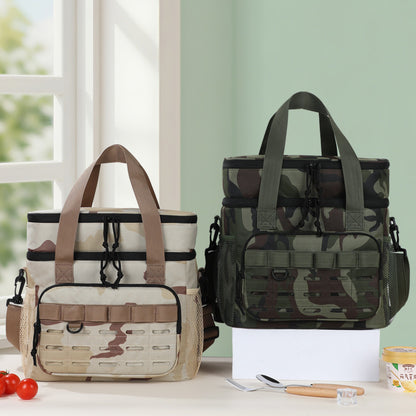 Isolierte Camouflage Mittagessen Kühltasche